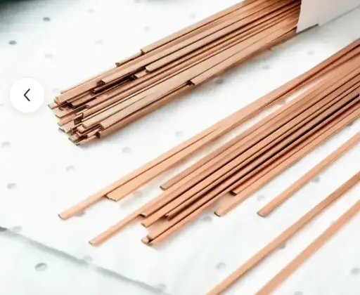 [0620F] 0620F PIEZA SOLDADURA VARILLA PLANA 5% PLATA  "HARRIS"