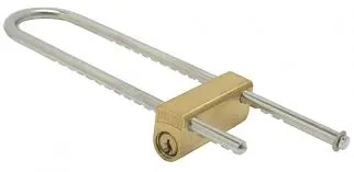 [142-8] MX110 CANDADO LATON 8 C/GANCHO AJUSTABLE EXTRA-LARGO PHILLIPS