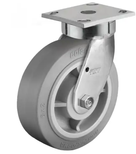 [RODAJA PERFORMA 4X1-1/2 G] RODAJA PERFORMA 4X1-1/2 G 3.00417.441 RUEDA 4 X 1-1/2" PERFORMA GRIS GIRATORIA COLSON ACERO INOX SERIE 3