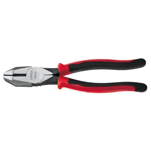[268GX] Pinza electricista con mango bimaterial de 8-21/32" corte lateral alta palanca Urrea