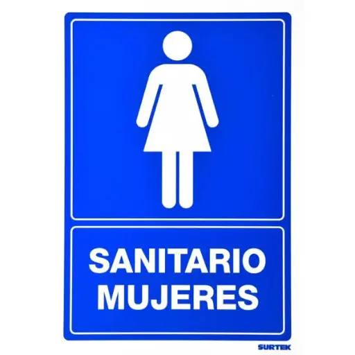[SES16] Señal "sanitario mujeres" Surtek
