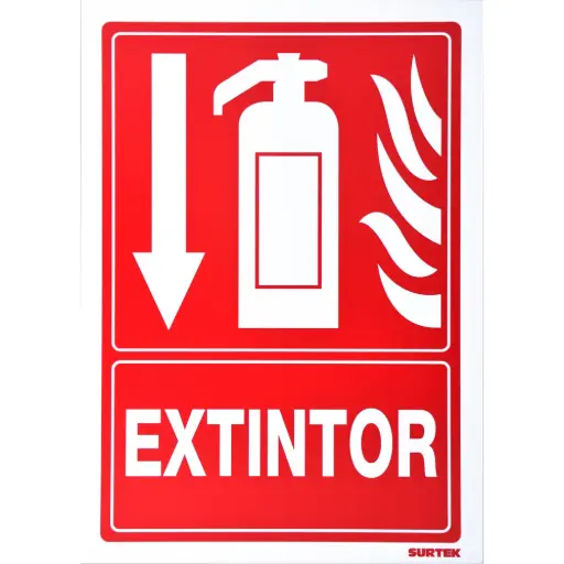 [SES47] SES47 Señal "Extintor" Surtek