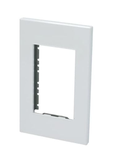 [P603B] Placa 1 modulo 1/1 bco Surtek