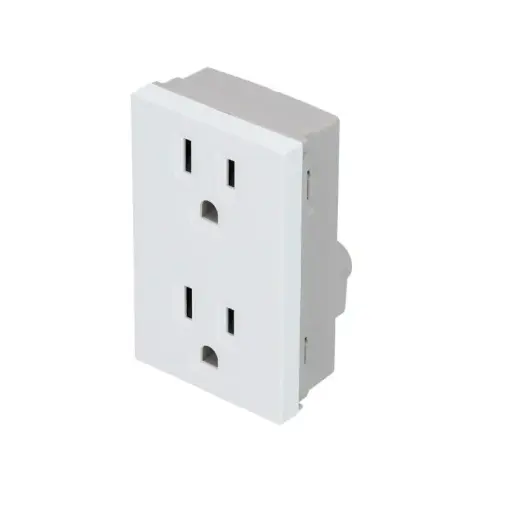 [P612B] Contacto duplex 1/1 bco Surtek