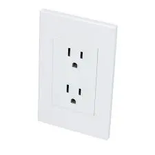 [P627B] Placa contacto duplex bco Surtek