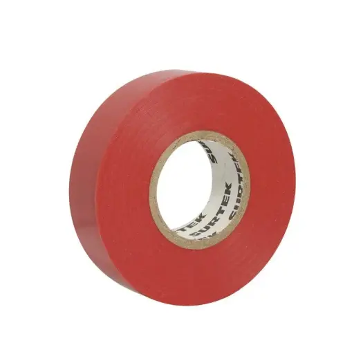 [138008] 138008 Cinta p/aislar roja 18m Surtek