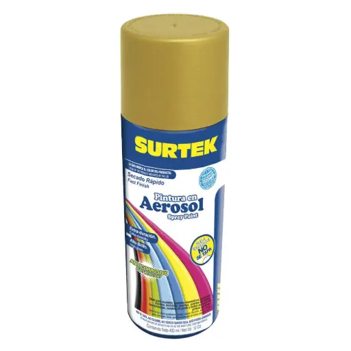 [AEM404] AEM404 Pintura en aerosol 400 ml color oro Surtek