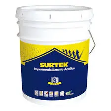 [IMT3] IMT3 Cubeta de impermeabilizante 19 Lt color rojo óxido con protección de 3 años Surtek