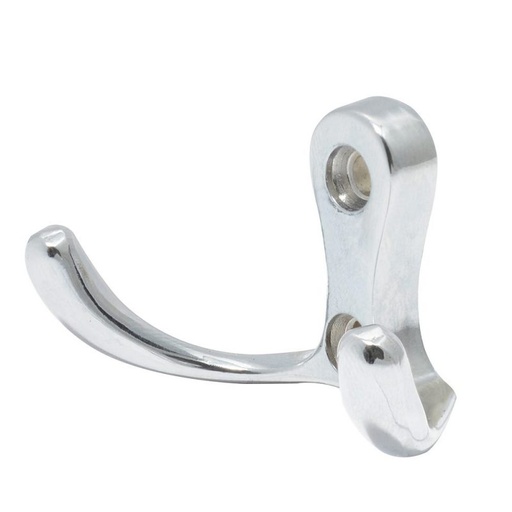 [13PE] Gancho perchero doble niquel lock