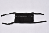 [CUBRE-NEG-GRUESO] Cubreboca de  tres capas negro con lazos de amarre