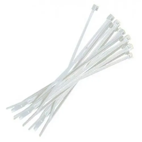 [FEFU0789] CINCHOS DE PLASTICO 20"  500MM BLANCO(25 PIEZAS)