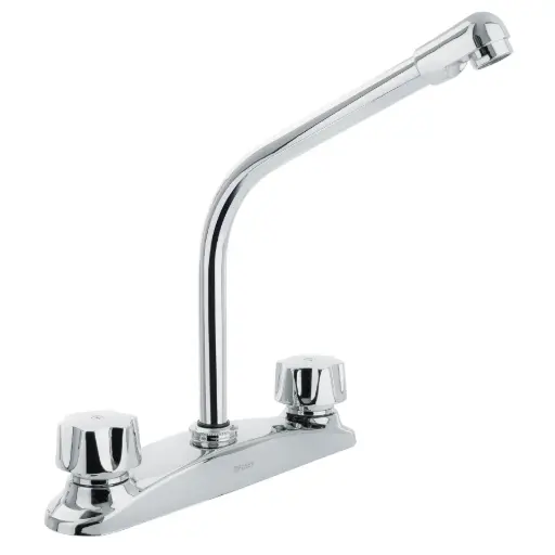 [45629] Mezcladora inox 8' p/fregadero, cuello cobra, standard,Foset aqf-94