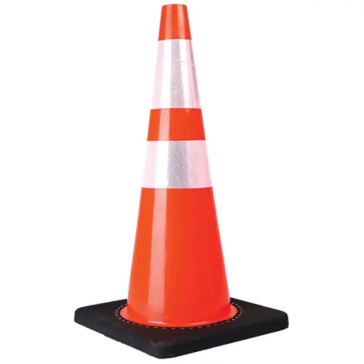 [FESR1003-N70] FESR1003-N75 CONO DE PVC NARANJA 75 CM REFLEJANTE