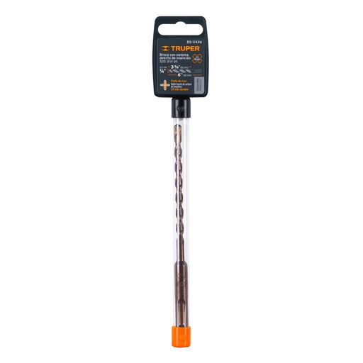 [11264] Broca SDS plus 1/4 x 6', Truper bs-1/4x6