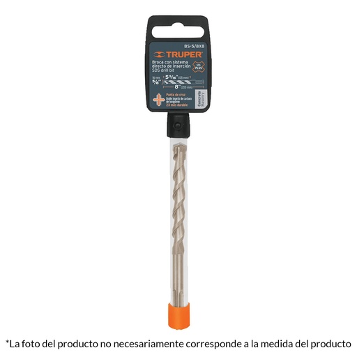 [11278] Broca SDS plus 7/16 x 6', Truper bs-7/16x6