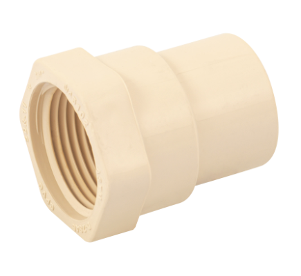 [45101] Conector hembra de CPVC 1/2', Foset cpvc-601