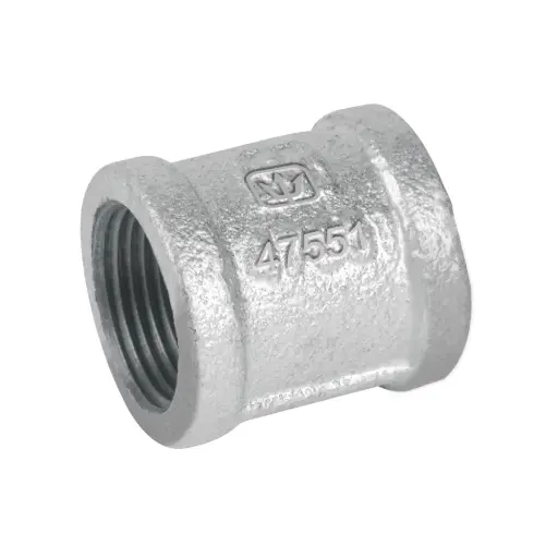 [47551] Cople reforzado de acero galvanizado de 3/4', Foset cg-202