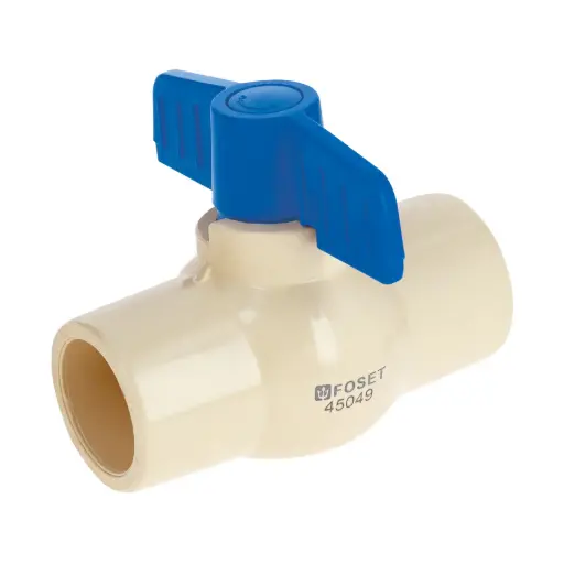 [45049] 45049 Válvula de esfera de CPVC 1', Foset CPVC-ES-1