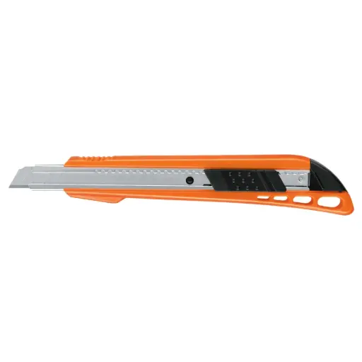 [16968] Cutter 9 mm reforzado de plástico con alma metálica, Truper cut-5