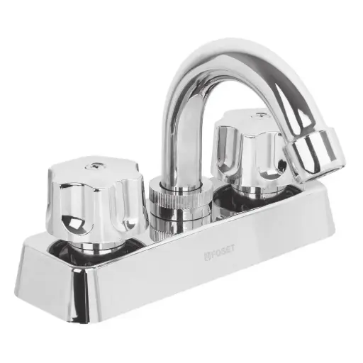 [49282] Mezcladora plástica 4' cuello curvo para lavabo, standard mp-050