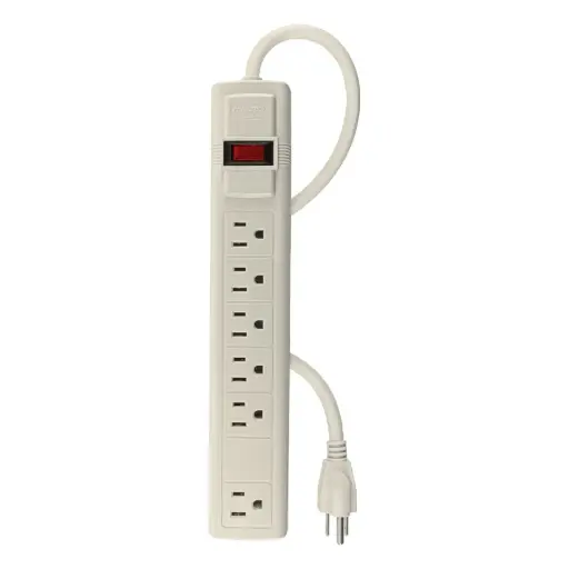 [47182] Multicontacto 16 AWG uso rudo con 6 entradas, Volteck mul-6