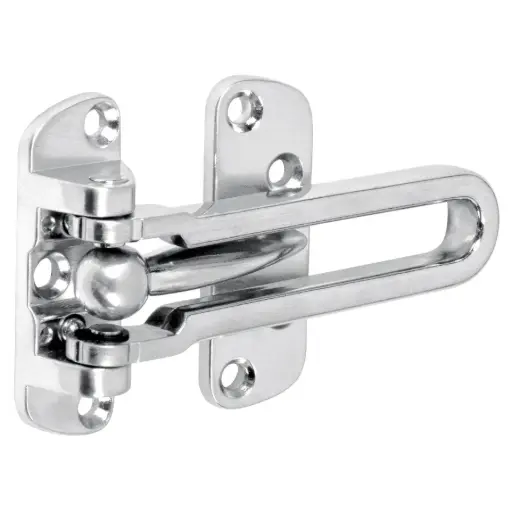 [43703] Pasador abatible para puerta, acabado cromo mate, Hermex paab-3