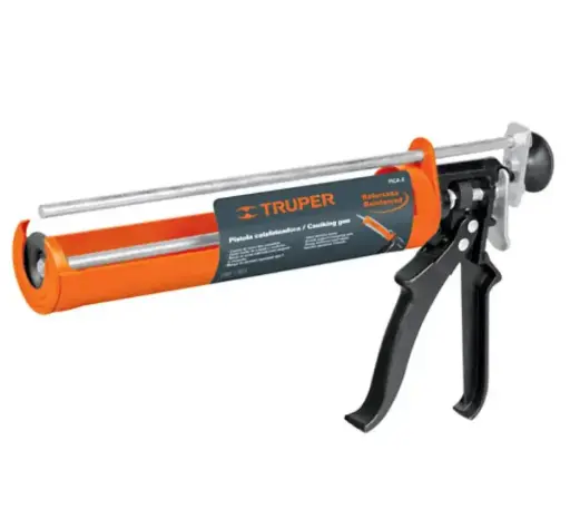 [17558] Pistola calafateadora tipo esqueleto, reforzada, Truper pica-x