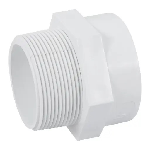 [45547] Adaptador macho de PVC de 2', Foset pvc-616